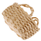 Mini Rattan Dollhouse Food Basket 112 Scale Handwoven Kitchen Accessory 1