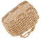 Mini Rattan Dollhouse Food Basket 112 Scale Handwoven Kitchen Accessory 2