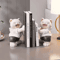 Cute Bear Bookends Cream Style Decorative Book Holder Figurines 1