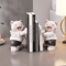 Cute Bear Bookends Cream Style Decorative Book Holder Figurines 1