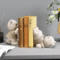 Cute Bear Bookends Cream Style Decorative Book Holder Figurines 6