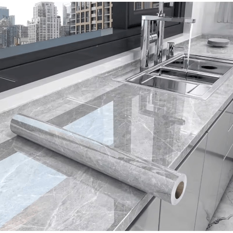 Marble Peel And Stick Wallpaper Waterproof Self Adhesive Wall Covering 1