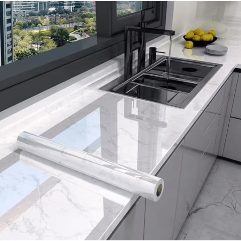 Marble Peel And Stick Wallpaper Waterproof Self Adhesive Wall Covering 4