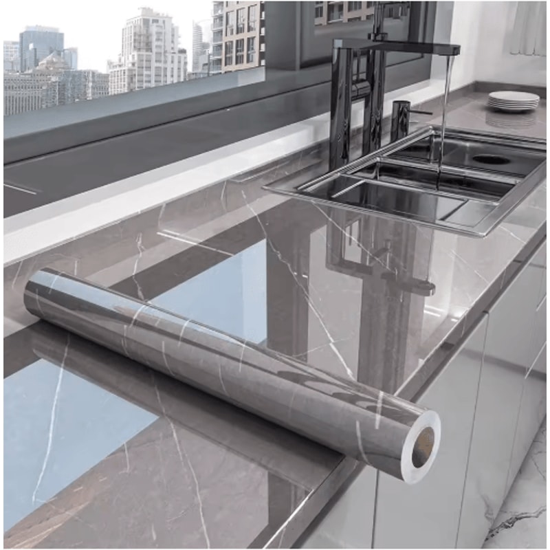 Marble Peel And Stick Wallpaper Waterproof Self Adhesive Wall Covering 5