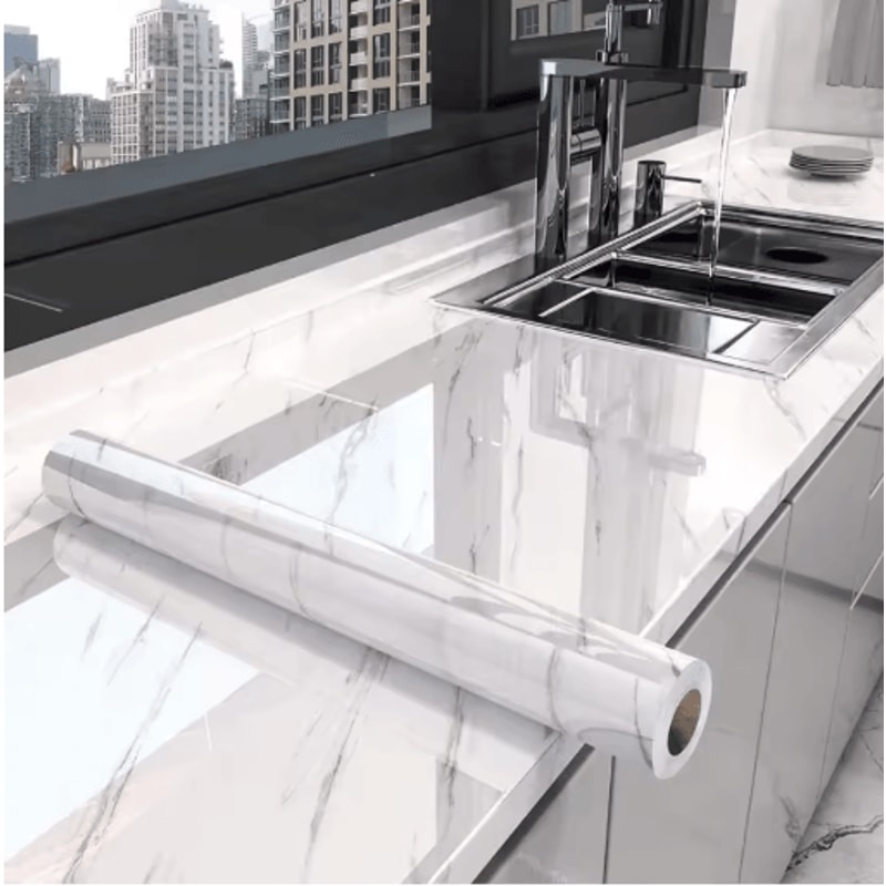 Marble Peel And Stick Wallpaper Waterproof Self Adhesive Wall Covering 6