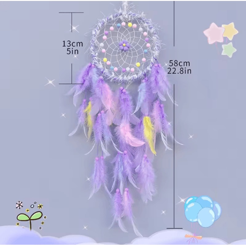 Handmade Dream Catcher Wind Chime Boho Hanging Wall Car Decor 6