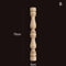 Vintage Hand Carved Wood Spindle Column Decorative Furniture Applique Accent 9