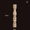 Vintage Hand Carved Wood Spindle Column Decorative Furniture Applique Accent 16