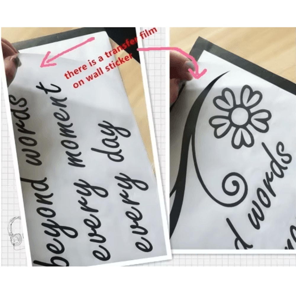 Live Laugh Love Butterfly Wall Sticker Floral Vinyl Quote Decor 1