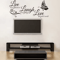 Live Laugh Love Butterfly Wall Sticker Floral Vinyl Quote Decor 3