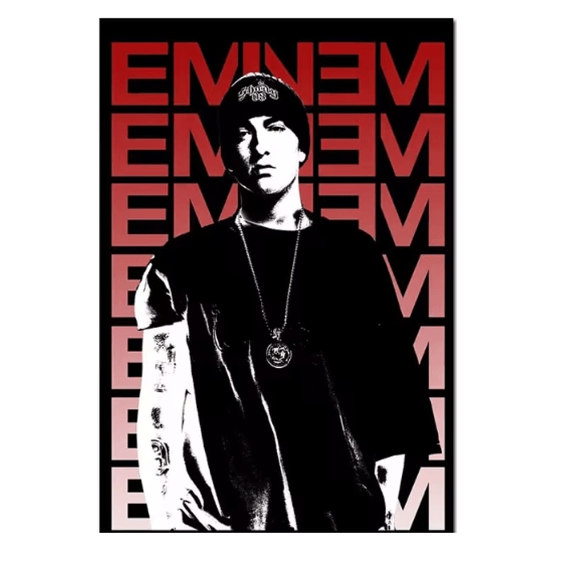 Eminem Rap Music Wall Art Hip Hop Canvas Print Poster 1