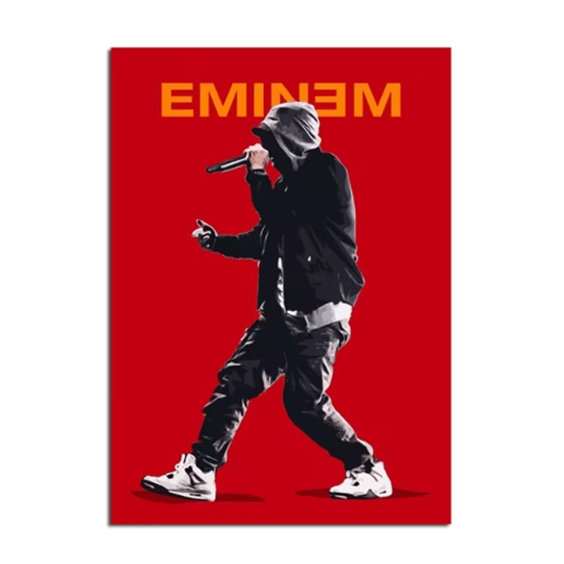 Eminem Rap Music Wall Art Hip Hop Canvas Print Poster 6