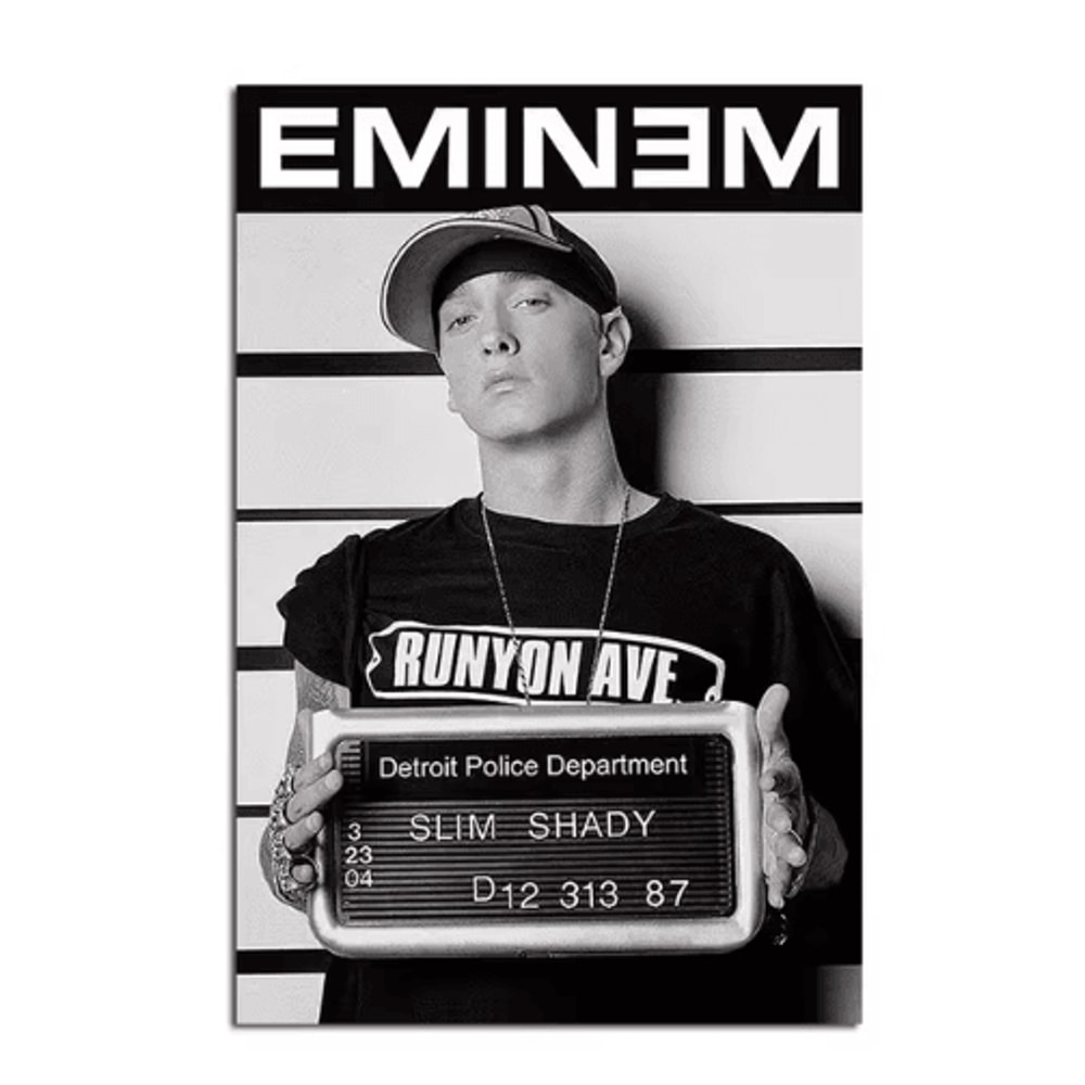Eminem Rap Music Wall Art Hip Hop Canvas Print Poster 16
