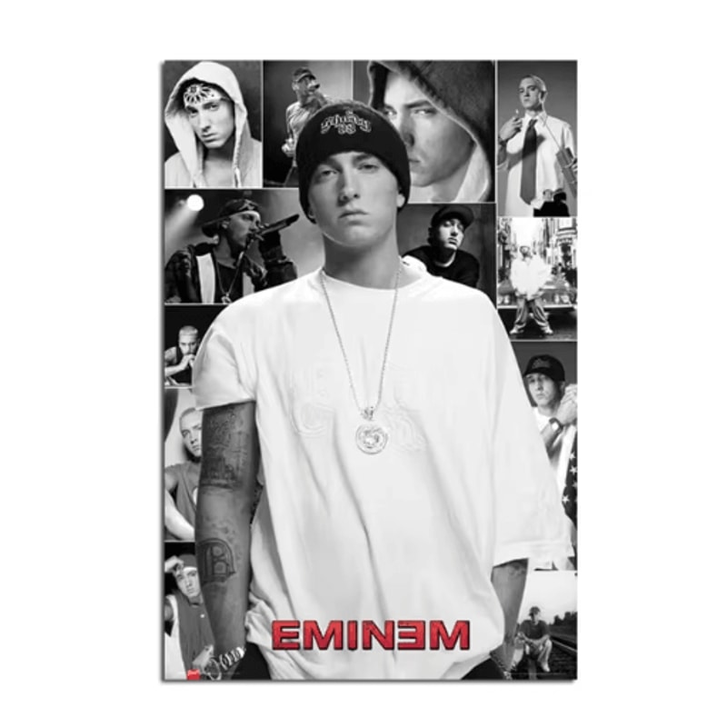 Eminem Rap Music Wall Art Hip Hop Canvas Print Poster 18
