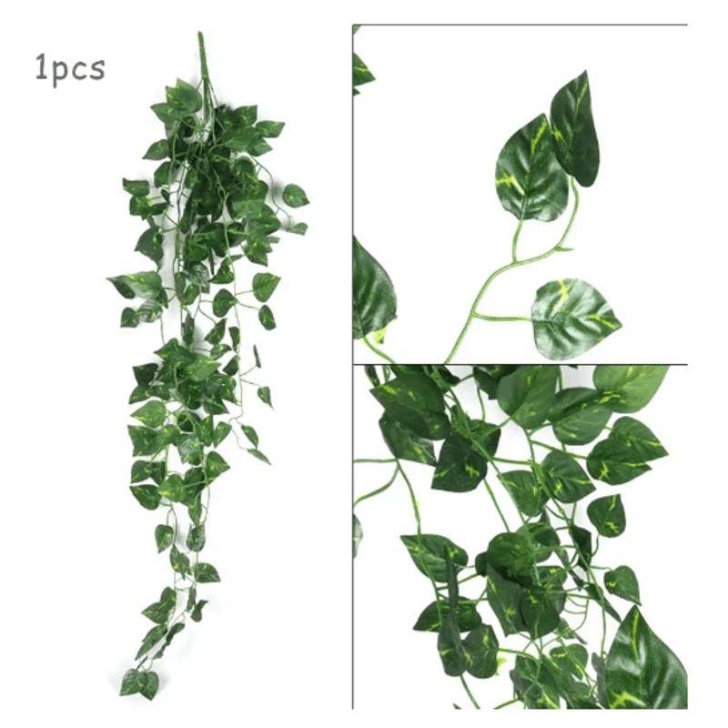Artificial Ivy Garland Wall Decor 90cm Hanging Green Vine Plant 6
