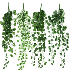 artificial ivy garland wall decor 90cm hanging green vine plant