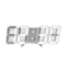 3D LED Digital Clock Voice Activated Luminous Silent Alarm Desk Clock 1