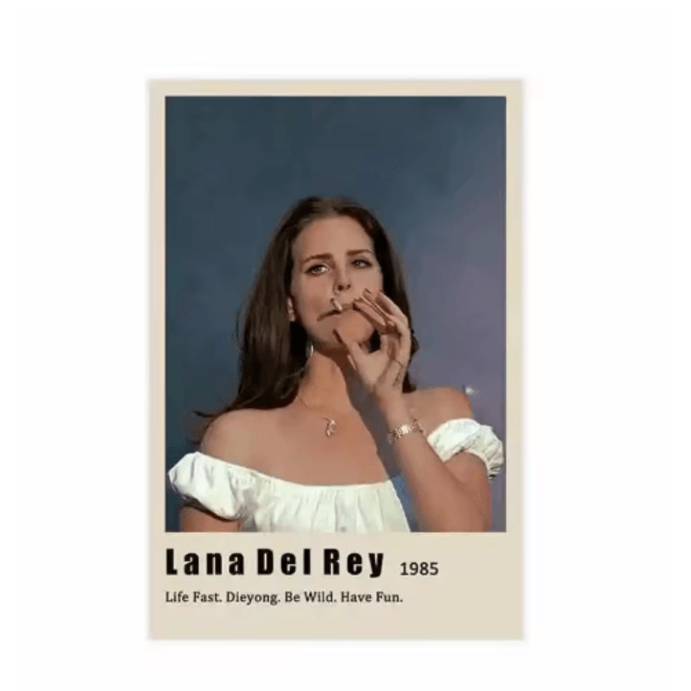 Lana Del Rey Aesthetic Poster Album Cover Canvas Wall Art 11