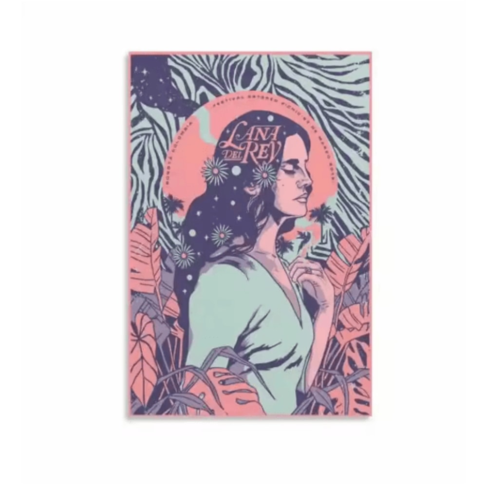 Lana Del Rey Aesthetic Poster Album Cover Canvas Wall Art 13