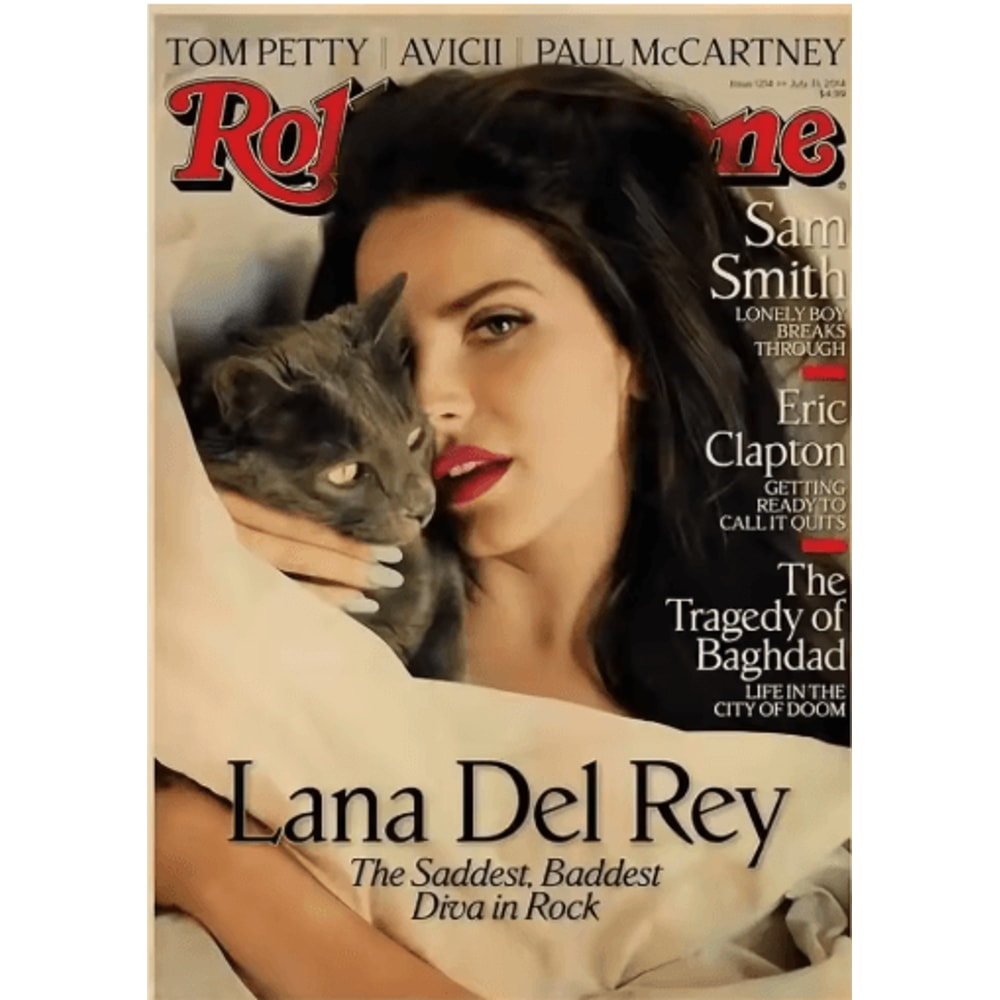 Lana Del Rey Aesthetic Poster Album Cover Canvas Wall Art 19