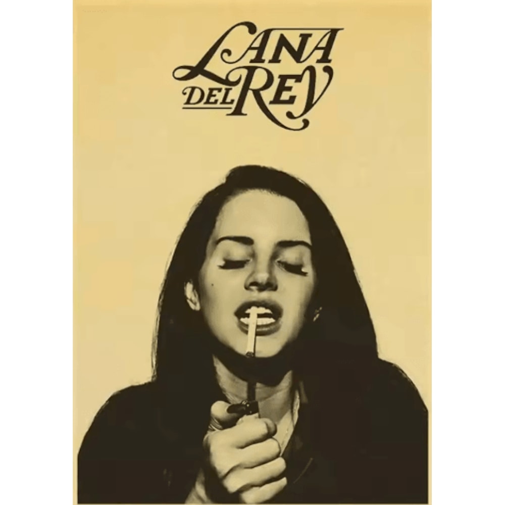 Lana Del Rey Aesthetic Poster Album Cover Canvas Wall Art 5