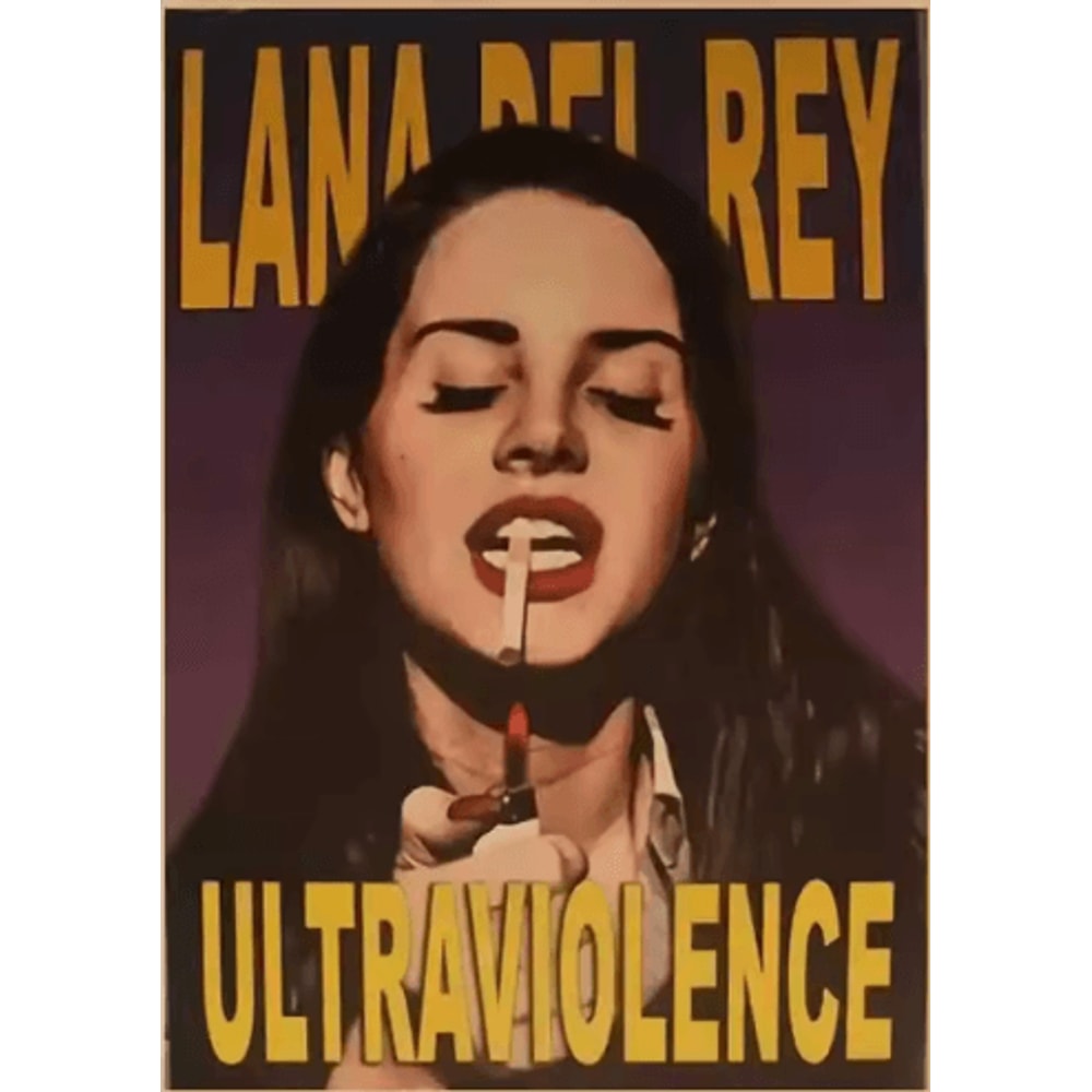 Lana Del Rey Aesthetic Poster Album Cover Canvas Wall Art 6