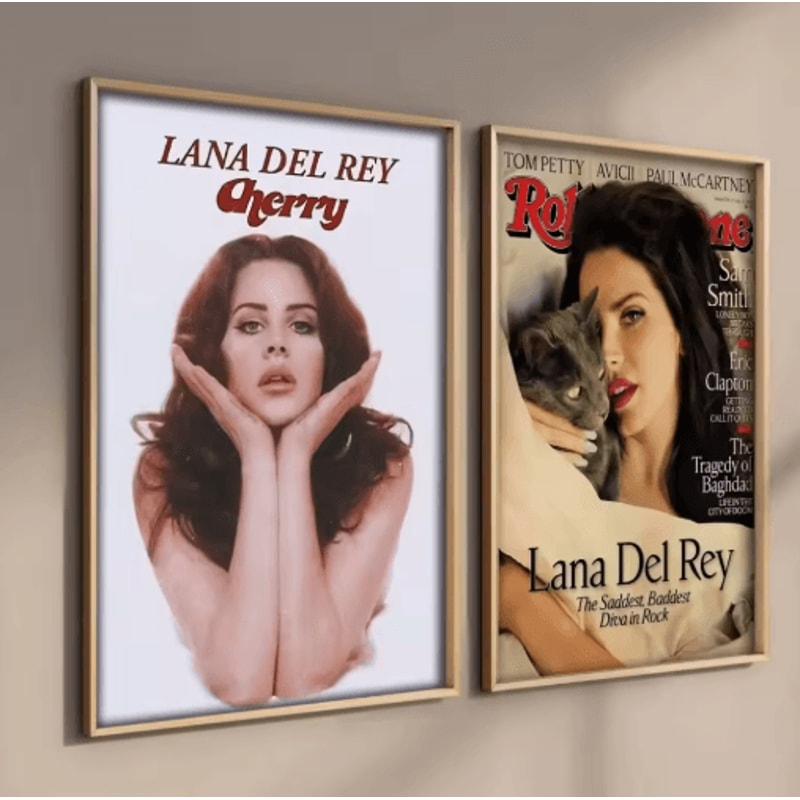 Lana Del Rey Aesthetic Poster Album Cover Canvas Wall Art 26