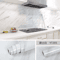 Marble Self Adhesive Wallpaper Waterproof OilProof Kitchen Peel Stick Film 10M X 80CM 1