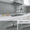 Marble Self Adhesive Wallpaper Waterproof OilProof Kitchen Peel Stick Film 10M X 80CM 3