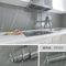 Marble Self Adhesive Wallpaper Waterproof OilProof Kitchen Peel Stick Film 10M X 80CM 3