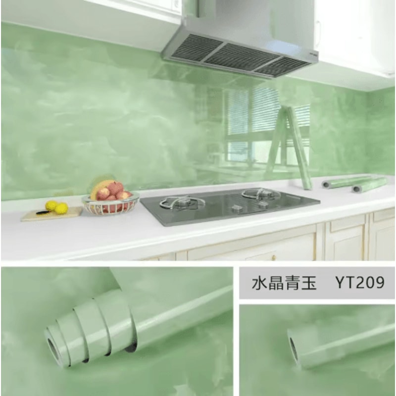 Marble Self Adhesive Wallpaper Waterproof OilProof Kitchen Peel Stick Film 10M X 80CM 10