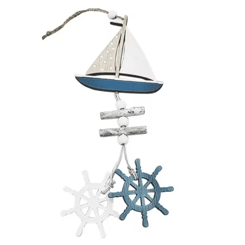 Nautical Fishing Net Wall Decor Coastal Marine Hanging Ornament 1