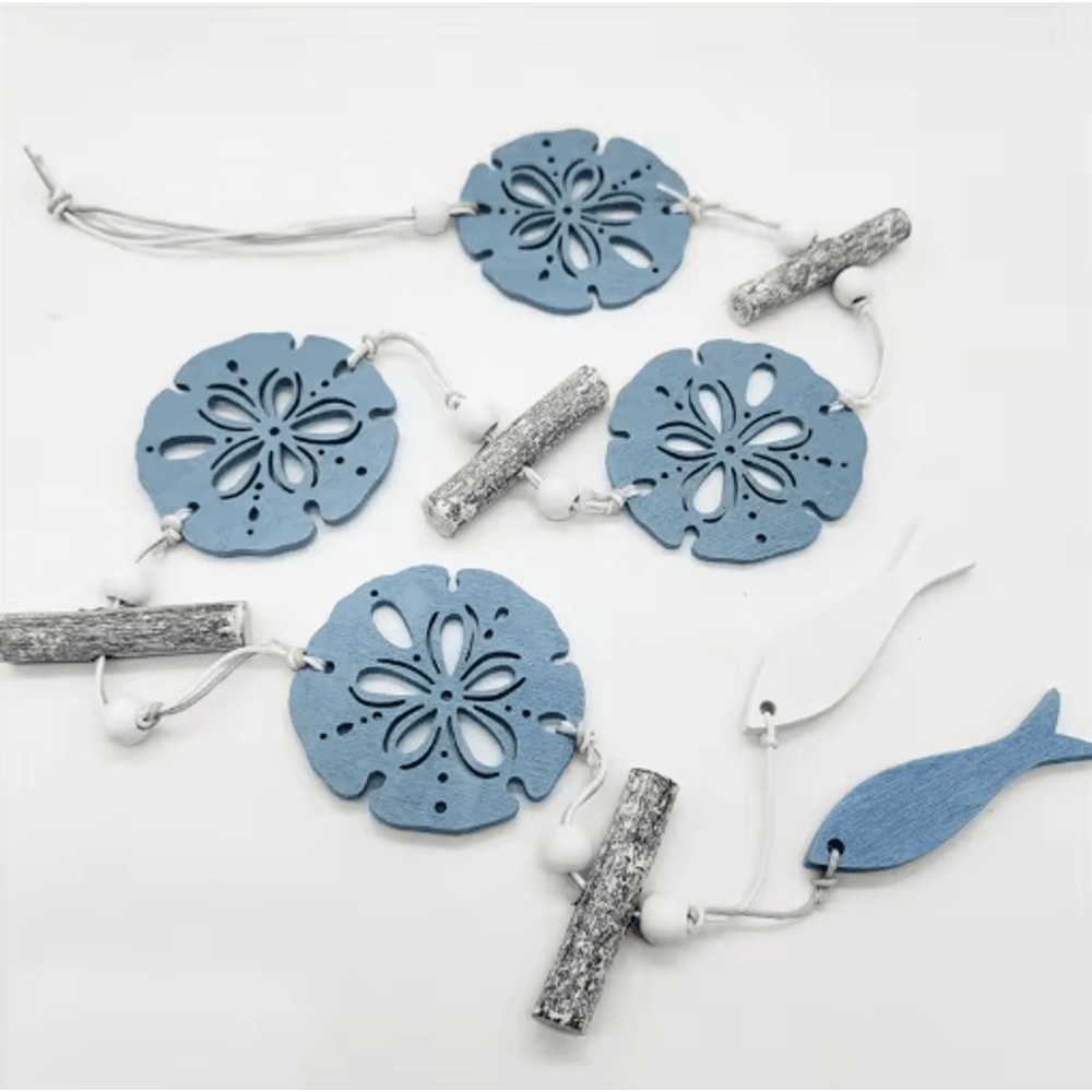 Nautical Fishing Net Wall Decor Coastal Marine Hanging Ornament 3