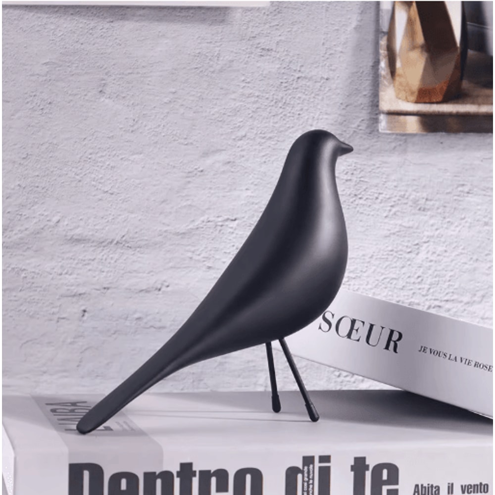 Nordic Minimalist Bird Sculpture Modern Resin Home Decor Ornament 6