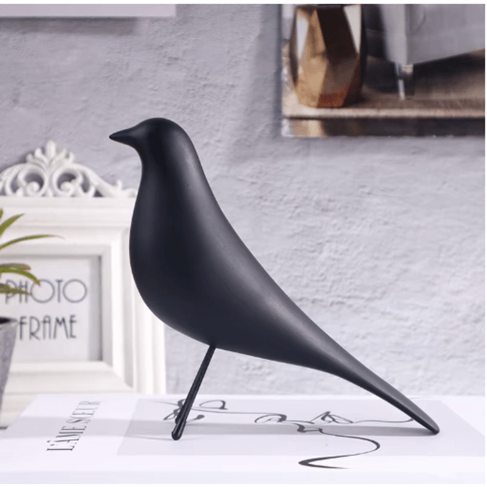 Nordic Minimalist Bird Sculpture Modern Resin Home Decor Ornament 7