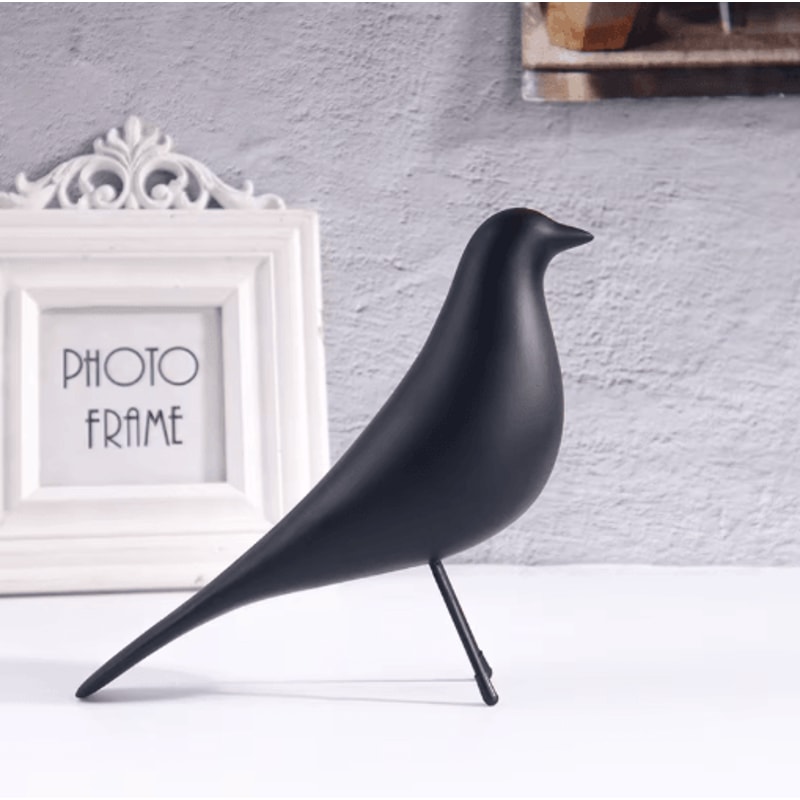 Nordic Minimalist Bird Sculpture Modern Resin Home Decor Ornament 8