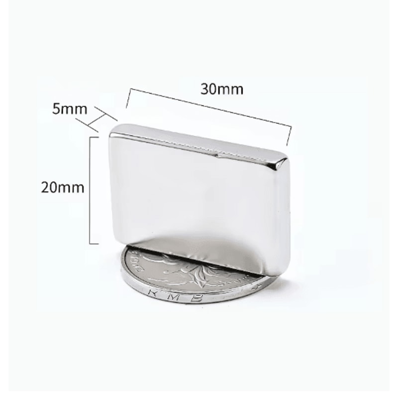 N52 Neodymium Square Magnets Heavy Duty Strong Magnetic Blocks N10pcs 13