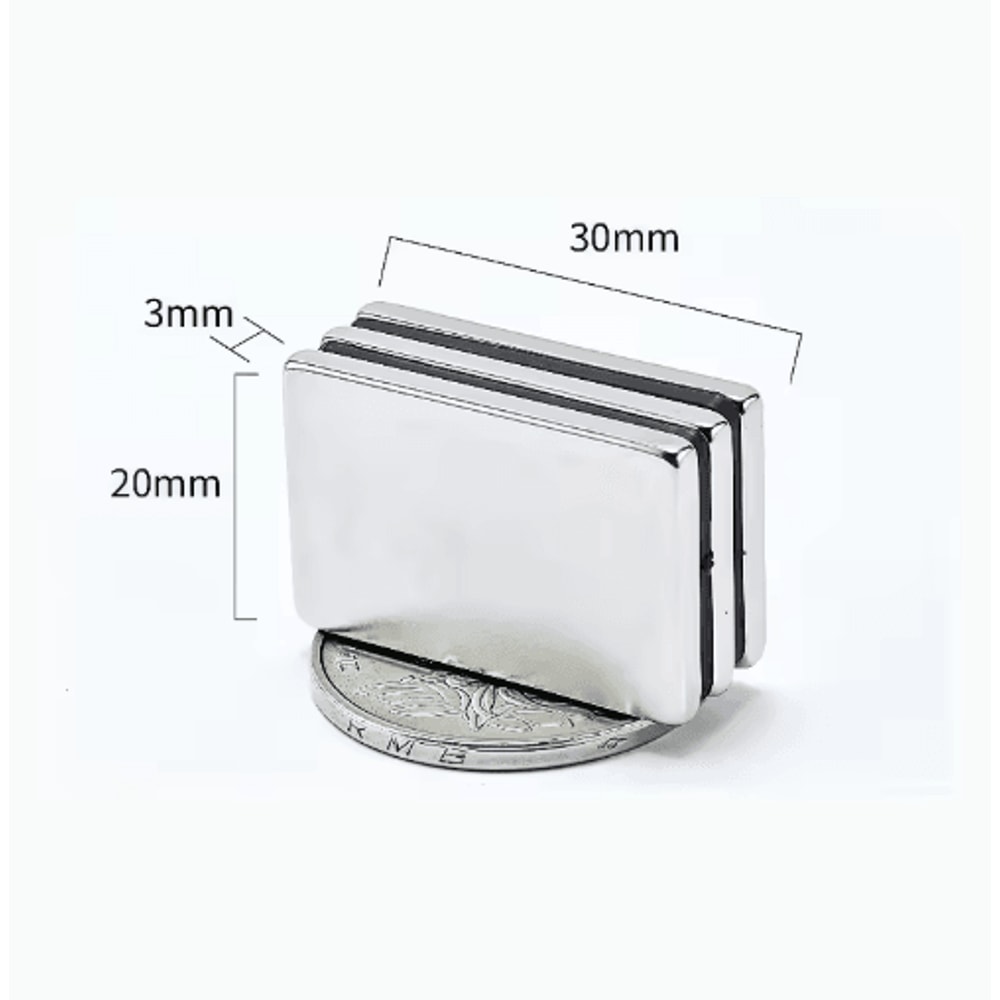 N52 Neodymium Square Magnets Heavy Duty Strong Magnetic Blocks N10pcs 14
