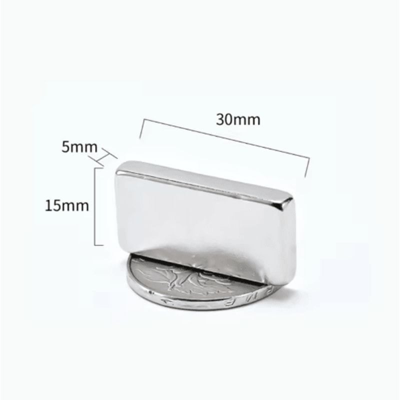 N52 Neodymium Square Magnets Heavy Duty Strong Magnetic Blocks N10pcs 15