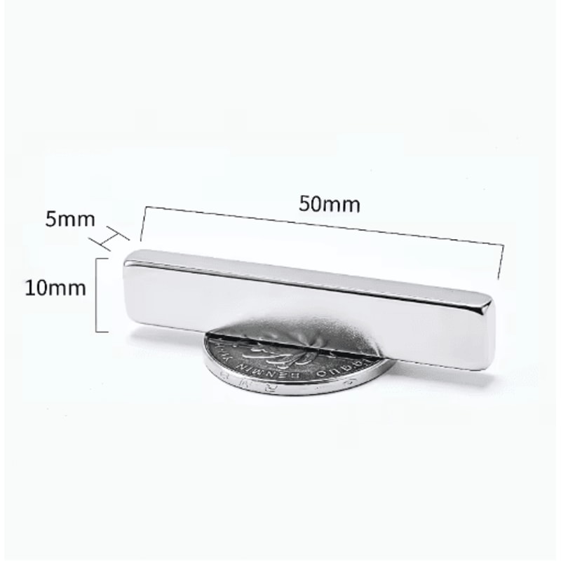 N52 Neodymium Square Magnets Heavy Duty Strong Magnetic Blocks N10pcs 2