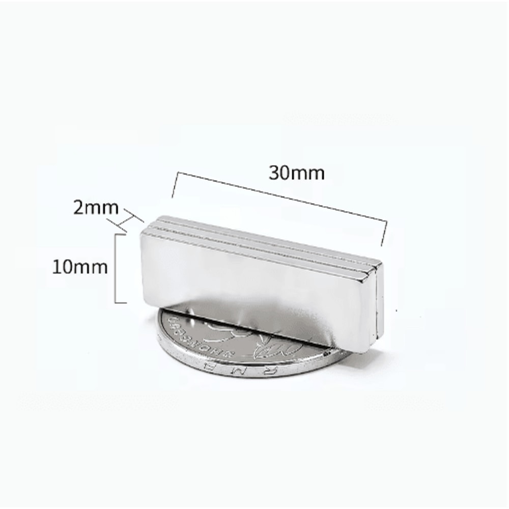 N52 Neodymium Square Magnets Heavy Duty Strong Magnetic Blocks N10pcs 20