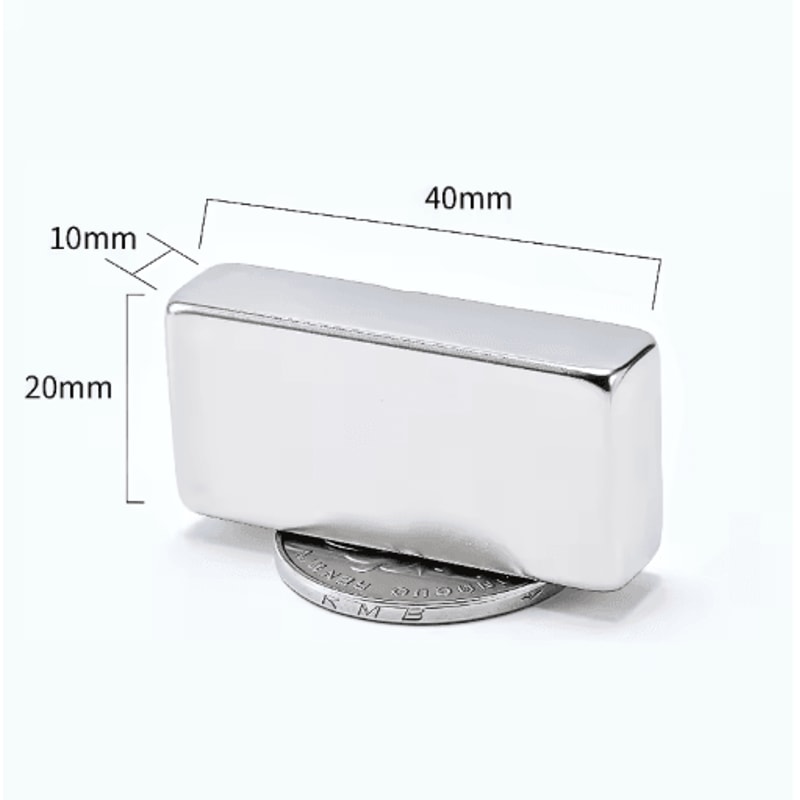 N52 Neodymium Square Magnets Heavy Duty Strong Magnetic Blocks N10pcs 5