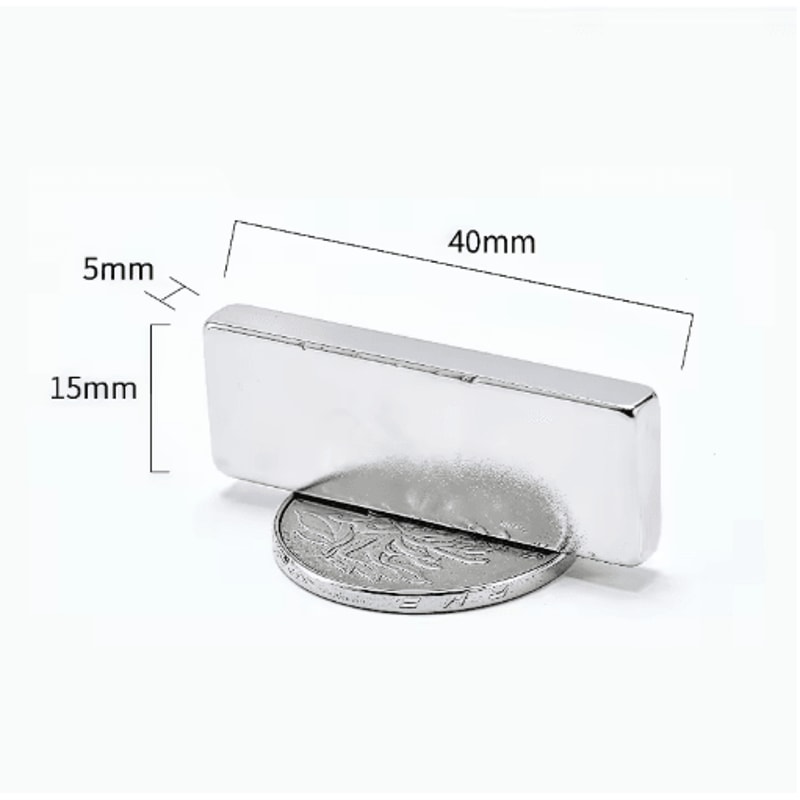 N52 Neodymium Square Magnets Heavy Duty Strong Magnetic Blocks N10pcs 8