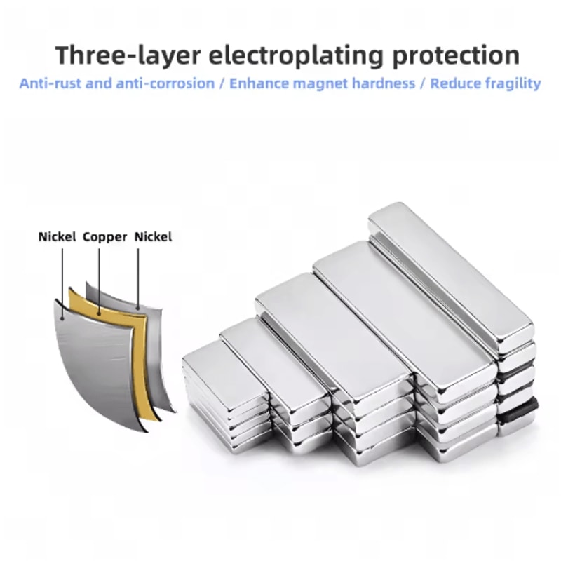 N52 Neodymium Square Magnets Heavy Duty Strong Magnetic Blocks N10pcs 22