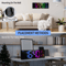 16 Large LED Digital Wall Clock RGB Display With Remote Temperature 3