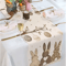 Easter Bunny Linen Table Runner Spring Farmhouse Dining Table Decor 5