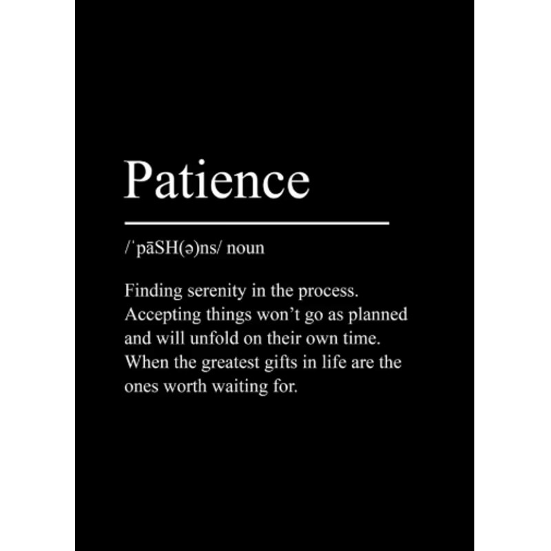 Minimalist Success Mindset Poster Black Typography Inspirational Wall Art 18