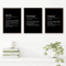 Minimalist Success Mindset Poster Black Typography Inspirational Wall Art 0