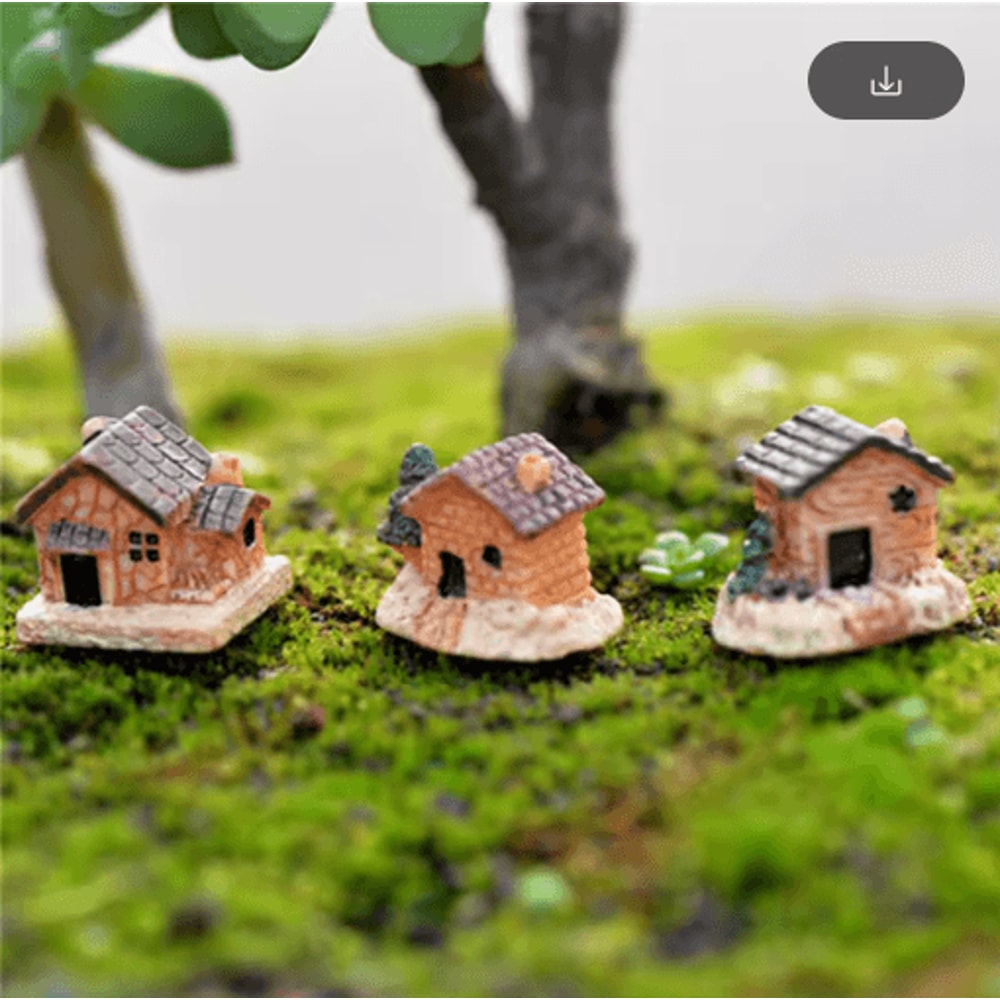 Mini Animal Figurines Set Cute Fairy Garden Bonsai Miniature Decor 14