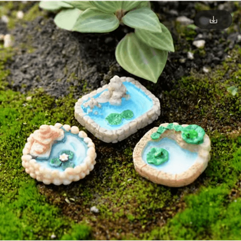 Mini Animal Figurines Set Cute Fairy Garden Bonsai Miniature Decor 16